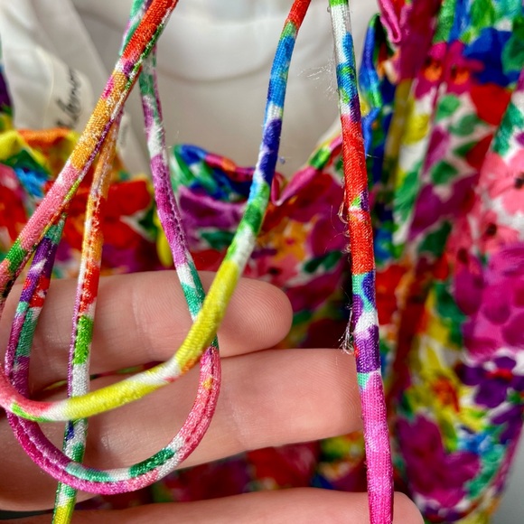 FREE PEOPLE x For Love and Lemons 'Merrill' Puff Sleeve Mini Dress - small - Picture 10 of 10